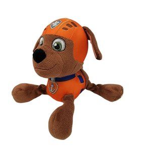 Paw Patrol Zuma 8" Plush Stuffed Animal Brown Dog Lab Nickelodeon